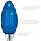 Luxrite B11 LED Blue Light Bulbs 4.5W 40W Equivalent Colored Glass E12 Candelabra Base, 2PK LR21743-2PK - alternate 8